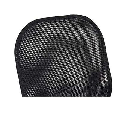 Executive Mesh Office Chair With Adjustable Seat Design And Breathable Mesh Backrest- Easy Mobility Castors - Black (Without Draft Kit, Visitors Chair)