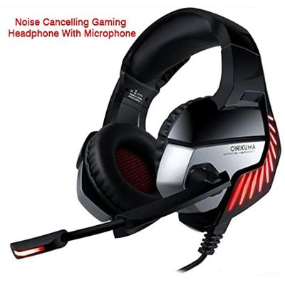ContraGaming by Gaming Table MY 1160 Red with Carbon Fiber Top with AM K5 Pro Headset Combo