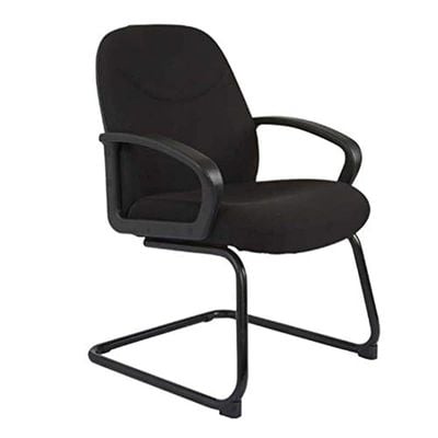 Iris 587 Office Executive Superior Fabric Visitor Chair (Black)