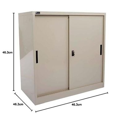 Victory Steel Japan OEM Sliding Door Steel Bookshelf (Steel Door)