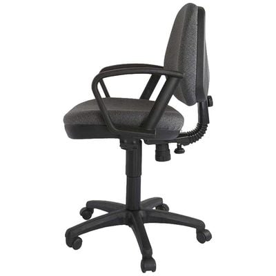 Mahmayi Sephora 3059A Task Chair - Office Chair with Armrests, PP Back and Seat Frame and Double Wheel Rolling Castors (Grey)