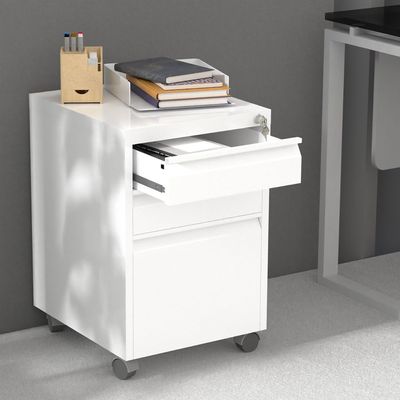 Godrej OEM 2 Drawer Mobile Storage Unit - White