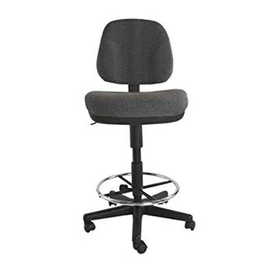 Mahmayi Debra 1380DK Task Chair - Office Chair with Draft Kit, PP Back and Seat Frame and Double Wheel Rolling Castors (Grey)
