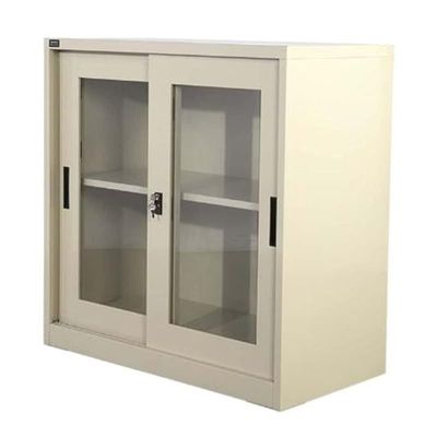 Victory Steel Japan OEM Sliding Door Steel Bookshelf (Glass Door)