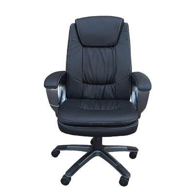 Eve 0068 Executive Pu High Back Chair - High Back Chair With Extra Cushioning - High Back (Black)