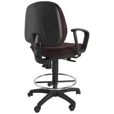 Buy Mahmayi Sephora 3059ADK Task Chair Office Chair with Draft Kit Armrests PP Back and Seat Frame and Double Wheel Rolling Castors Peat Online Danube Home UAE