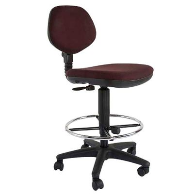 Mahmayi Sandra 1210DK Task Chair - Office Chair with Draft Kit, PP Back and Seat Frame and Double Wheel Rolling Castors (Peat)