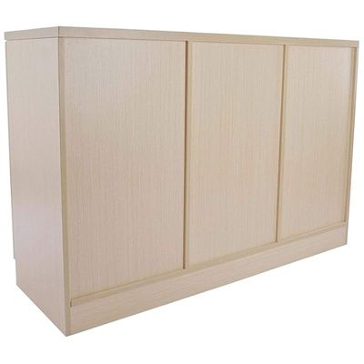 Storage Cabinet for Home Office (Oak Credenza)