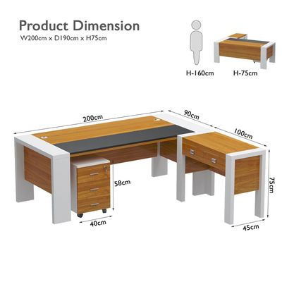 Moderno A01 Executive Desk