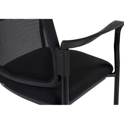 Erica 809NPF Visitors Chair Black Mesh