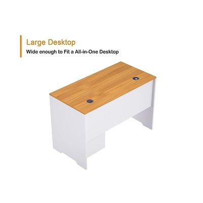 Zelda 246 12 Contemporary Office Desk, Light Walnut, MEA12APLArgent A12 Contemporary Office Desk