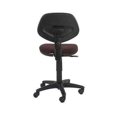 Mahmayi Sandra 1210 Task Chair - Office Chair with Height Adjustable Seat, PP Back and Seat Frame and Double Wheel Rolling Castors (Peat)