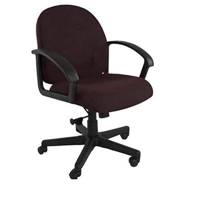 Helena 591 Chair Uk Office Chair With Fabric Seat and Back With Pu Armrest (Low Back)