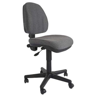 Mahmayi Debra 1380 Task Chair - Office Chair with Height Adjustable Seat, PP Back and Seat Frame and Double Wheel Rolling Castors (Grey)