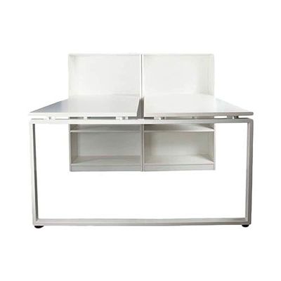Projekt Modern Workstation Design With Side Cabinet Bookcase Metal Frame (120 CM)
