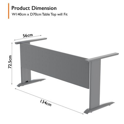 Stazion 1210 Aluminium Frame and Leg