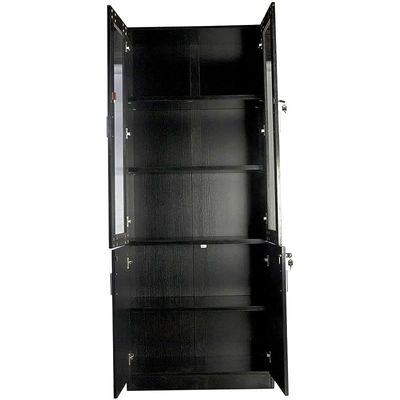 Argent 1123 Apple Cherry Full Height Bookshelf (Bookshelf Without Digital Lock, Black)