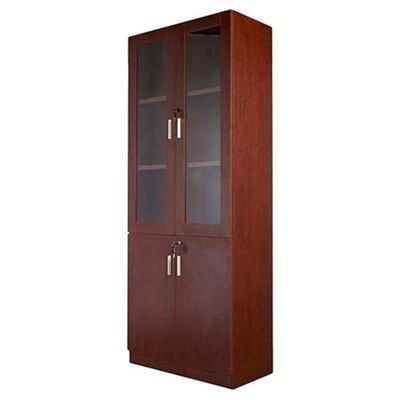 Argent 1123 Apple Cherry Full Height Bookshelf (Bookshelf Without Digital Lock, Apple Cherry)