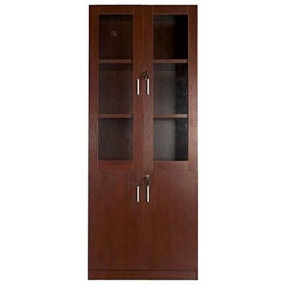 Argent 1123 Apple Cherry Full Height Bookshelf (Bookshelf Without Digital Lock, Apple Cherry)