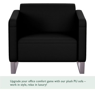 Loop 2850 Single Seater Sofa Black PU