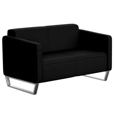 Loop 2850 Three Seater Sofa Black PU