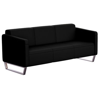 Loop 2850 Three Seater Sofa Black PU