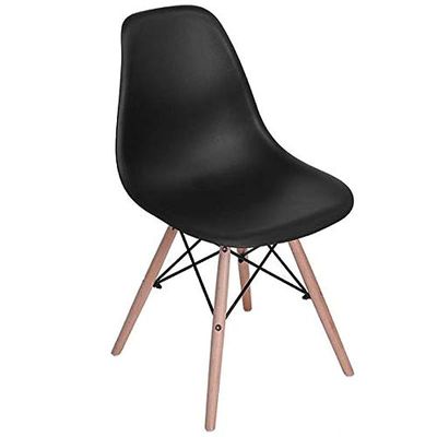 Vogue Dining Chairs, H 107 x W 42 x D 56 cm, Set Of 4, Beige/Black, RICOV1