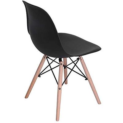 Vogue Dining Chairs, H 107 x W 42 x D 56 cm, Set Of 4, Beige/Black, RICOV1