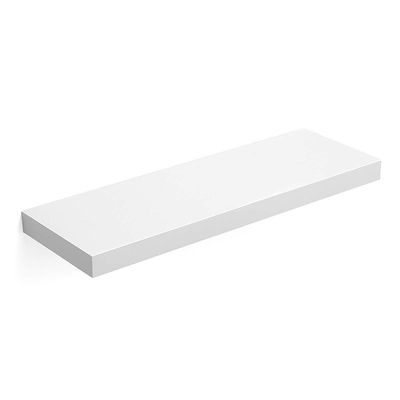 Vasagle Wall Shelf, Floating Shelf 23.6 Inch, Bookshelf Wall Mounted, Wooden Shelf Display Storage, MDF, White ULWS26WT 23.6 Inch ULWS26WT by Mahmayi