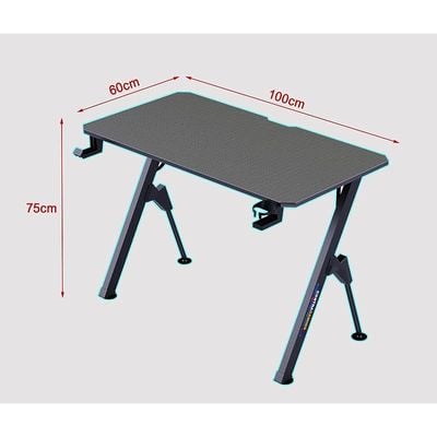 ContraGaming by YK V2-1060 Gaming Desk Gaming Table for Home Office with Cable Management and YK V2 Mouse Pad