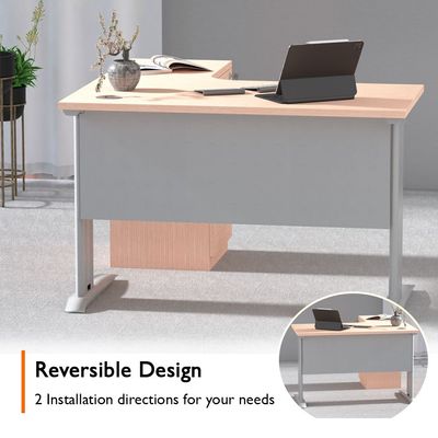 Stazion 1212 Modern Office Workstation Oak