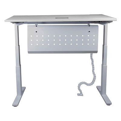 Lift-12 Electronic Height Adjustable Modern Desk - Elegant and Modern Ergonomic Office Desk with Adjustable Height Feature and Heavy Duty Fram (White, Width: 140cm)