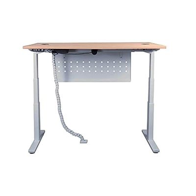 Lift-12 Electronic Height Adjustable Modern Desk - Elegant and Modern Ergonomic Office Desk with Adjustable Height Feature and Heavy Duty Fram (Oak, Width: 140cm)