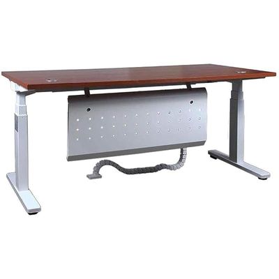 Lift-12 Electronic Height Adjustable Modern Desk - Elegant and Modern Ergonomic Office Desk with Adjustable Height Feature and Heavy Duty Fram (Apple Cherry, Width: 180cm)