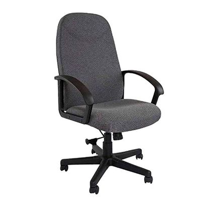 Iris 587 Office Executive Superior Fabric Chair (High Back, Grey)