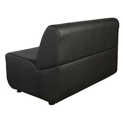 Mahmayi Coco Two-Seater Black Sofa - Customizable, Premium Quality, Living Room Furniture, Comfortable Seating (2-Seater, Black)