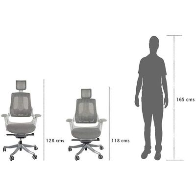 Robotto 609 High Back Ergonomic Mesh Chair White