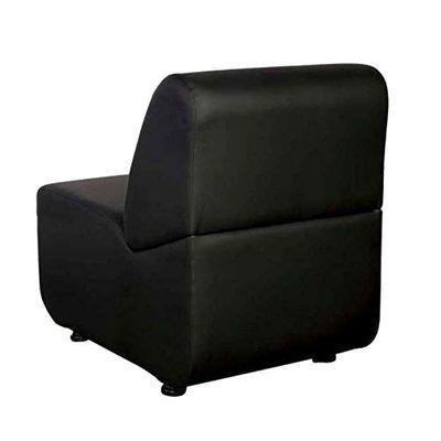 Mahmayi Coco Single-Seater Black Sofa - Customizable, Premium Quality, Living Room Furniture, Comfortable Seating (1-Seater, Black)