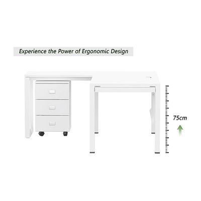 Figura 72-18L White Modern Workstation