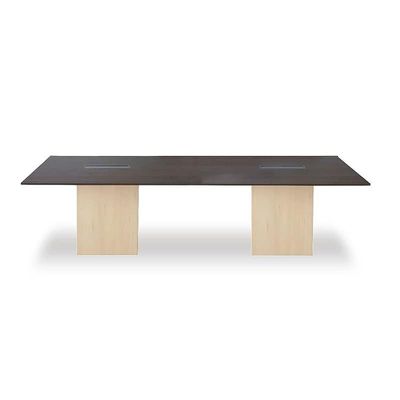 Projekt 7 Rec 240 8 Seater Square Modular Conference Table Walnut