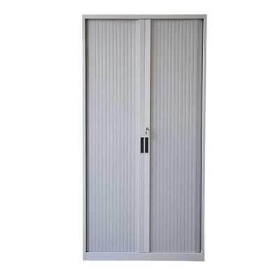 Victory Steel Japan OEM Full Height Tambour Door Cabinet Grey