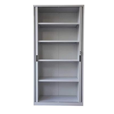 Victory Steel Japan OEM Full Height Tambour Door Cabinet Grey