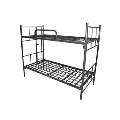 Mahmayi Ocel 513 Bunk Bed, Black, OCEL513BB, Modern Space-Saving Design, Sturdy Metal Frame & Easy Assembly - Ideal for Kids, Teens & Adults - Bedroom Furniture