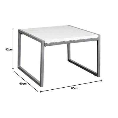 Carre Cof-60 White Coffee Table