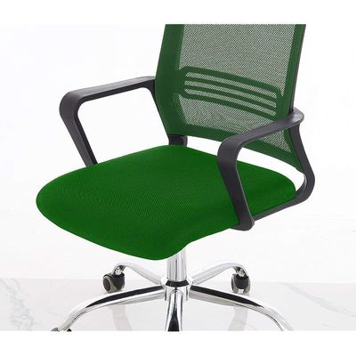 Sleekline 690033 Task Chair Green Mesh with Headrest