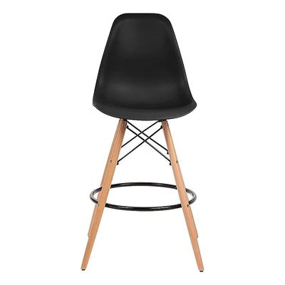 Modern Home Bar Stool Black (Set of One)