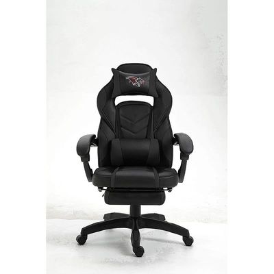 High Back Video Gaming Chair PU Leatherette (Grey-Black)