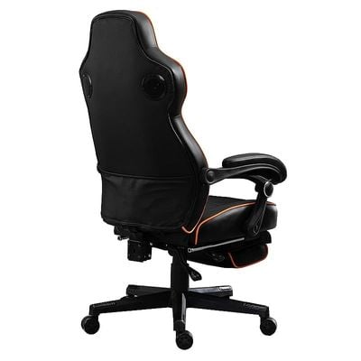 Omega C459 Gaming Chair with Speaker Black &amp; Orange PU