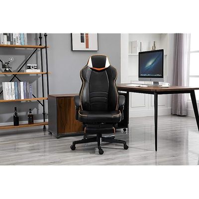 Omega C459 Gaming Chair with Speaker Black &amp; Orange PU