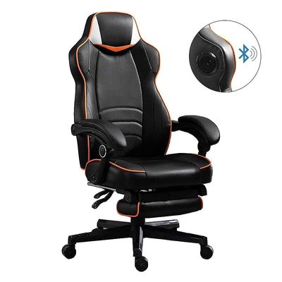 Omega C459 Gaming Chair with Speaker Black &amp; Orange PU